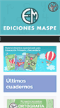 Mobile Screenshot of edicionesmaspe.com